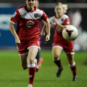 Bristol City FC Women's Team Print - Natalia Pablos Sanchon in Action Bristol City FC Women's Team Print - Natalia Pablos Sanchon in Action