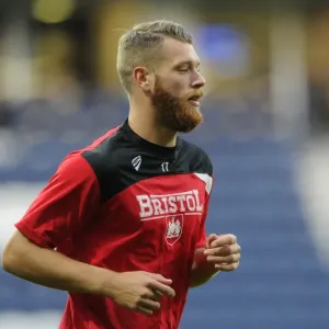 Bristol City's Nathan Baker in Action at Deepdale Stadium (Sky Bet Championship): Bristol City vs Preston North End Bristol City's Nathan Baker in Action at Deepdale Stadium (Sky Bet Championship): Bristol City vs Preston North End