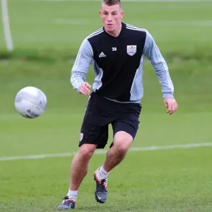 Bristol City's Chris Wood Trains with Team Print Bristol City's Chris Wood Trains with Team Print