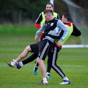 Bristol City FC Print: Chris Wood Training Debut Photo Bristol City FC Print: Chris Wood Training Debut Photo