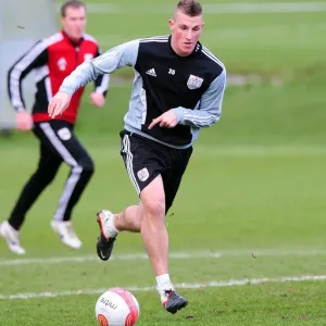 Bristol City's New Striker Chris Wood Joins Team Training Print Bristol City's New Striker Chris Wood Joins Team Training Print