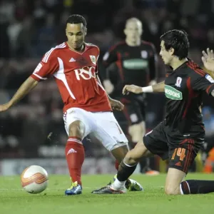 Bristol City's Nicky Maynard Clashes with Rhys Williams of Middlesbrough - December 3, 2011 Bristol City's Nicky Maynard Clashes with Rhys Williams of Middlesbrough - December 3, 2011