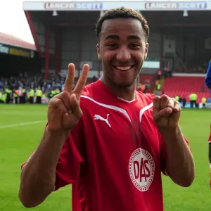 Bristol City's Nicky Maynard Scores His 20th Goal of the Season Against Derby County - Championship Match, April 2010 Bristol City's Nicky Maynard Scores His 20th Goal of the Season Against Derby County - Championship Match, April 2010