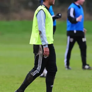 Bristol City's Nicky Maynard Training at Memorial Stadium, 2012