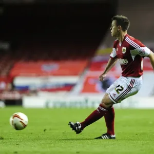 Bristol City FC Print: Nicky Shorey in Action Bristol City FC Print: Nicky Shorey in Action