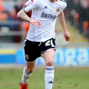 Bristol City's Paul Anderson at Bloomfield Road during Blackpool vs. Bristol City Npower Championship Match, March 2013