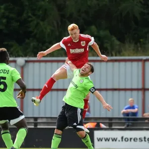 Bristol City's Ryan Taylor Charges Towards Forest Green Rovers Goal: Preseason Clash 2013 Bristol City's Ryan Taylor Charges Towards Forest Green Rovers Goal: Preseason Clash 2013