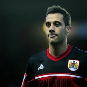 Bristol City's Sam Baldock in Print, Ashton Gate Stadium
