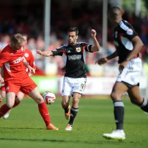 Bristol City's Sam Baldock in action Print