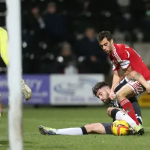 Bristol City's Sam Baldock Chases Down Notts County's Alan Sheehan in League One Clash Bristol City's Sam Baldock Chases Down Notts County's Alan Sheehan in League One Clash