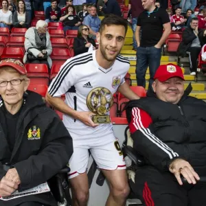 Bristol City's Sam Baldock Receives Player of the Season Award from Disabled Fan Rob Wood Bristol City's Sam Baldock Receives Player of the Season Award from Disabled Fan Rob Wood