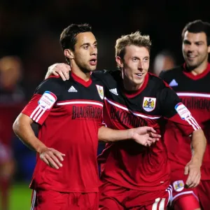 Bristol City's Sam Baldock Scores Brace: 0-2 Win Over Peterborough United (Championship 2012) Bristol City's Sam Baldock Scores Brace: 0-2 Win Over Peterborough United (Championship 2012)