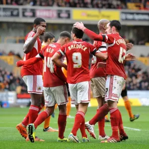 Bristol City's Sam Baldock Scores the Game-Winning Goal Against Wolverhampton Wanderers in Sky Bet League One