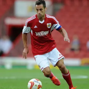 Bristol City's Sam Baldock Scores Against Reading - July 24, 2013
