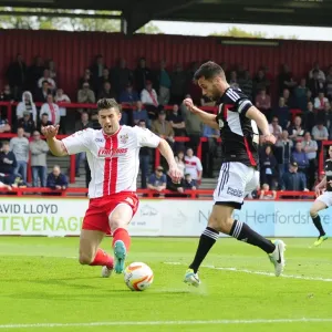 Bristol City's Sam Baldock Thwarts by Stevenage's Chris Day Bristol City's Sam Baldock Thwarts by Stevenage's Chris Day