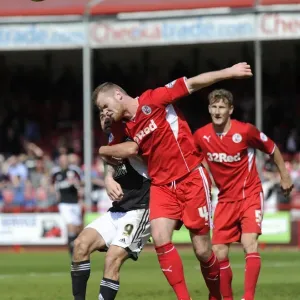 Bristol City's Sam Baldock vs Mark Connolly Print, Sky Bet League One