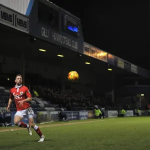 Bristol City's Scott Wagstaff in Print, Johnstone's Paint Trophy Area Final Bristol City's Scott Wagstaff in Print, Johnstone's Paint Trophy Area Final
