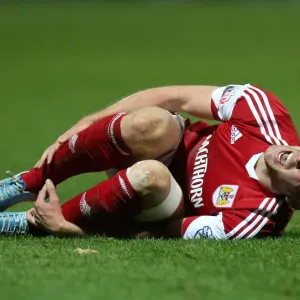 Bristol City's Scott Wagstaff in Agony: Preston North End vs. Bristol City, 30th November 2013 Bristol City's Scott Wagstaff in Agony: Preston North End vs. Bristol City, 30th November 2013