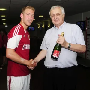 Bristol City's Scott Wagstaff Receives Man of the Match Award vs. Bradford City (August 3, 2013) Bristol City's Scott Wagstaff Receives Man of the Match Award vs. Bradford City (August 3, 2013)