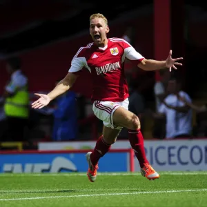 Bristol City's Scott Wagstaff Scores the Opener: Bristol City vs Bradford City, Sky Bet League One, 2013