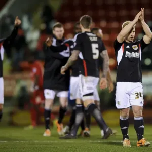 Bristol City's Simon Gillett Celebrates Win Against Leyton Orient, February 11, 2014 Bristol City's Simon Gillett Celebrates Win Against Leyton Orient, February 11, 2014