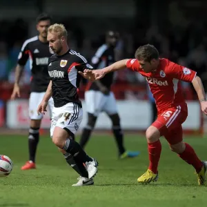 Simon Gillett Fends Off Dannie Bulman Print