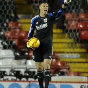 Bristol City's Simon Moore in Action Against Coventry City (Feb 4, 2014, Ashton Gate)