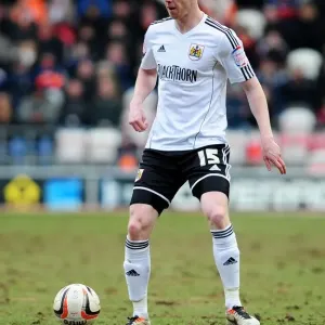Bristol City's Stephen Pearson in Action against Blackpool, Npower Championship (02.03.2013)