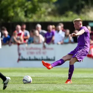 Bristol City's Taylor Moore in Action during Pre-season Friendly against Bristol Manor Farm (2017)