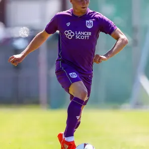 Bristol City's Taylor Moore in Action during Pre-season Friendly against Guernsey FC Bristol City's Taylor Moore in Action during Pre-season Friendly against Guernsey FC