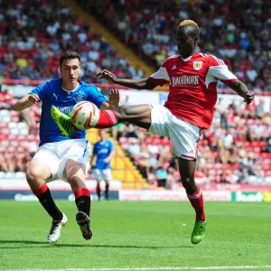 Bristol City's Toby Ajala in Action during Bristol City vs Glasgow Rangers (2013)