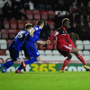 Bristol City Print - Toby Ajala in Action