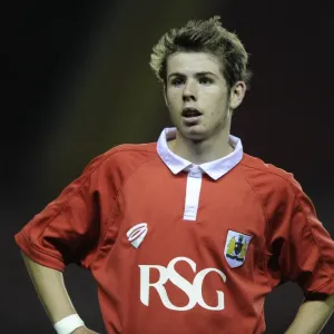 Bristol City's Tom Fry in azione durante il match dei Giovanili contro Crystal Palace