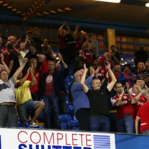 Bristol City's Triumph: Fans Celebrate at Full-Time vs. Sheffield Wednesday (September 13, 2016)