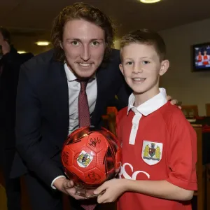Bristol City Triumphant Man of the Match Print