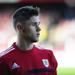 Bristol City's Wes Burns in Action Against Crystal Palace and Fulham at Selhurst Park, 2013