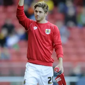 Bristol City's Wes Burns in Action Against Oxford United, Capital One Cup First Round, Ashton Gate Bristol City's Wes Burns in Action Against Oxford United, Capital One Cup First Round, Ashton Gate