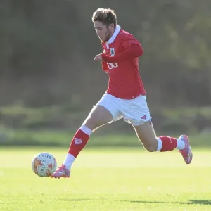Bristol City's Wes Burns in Action Print