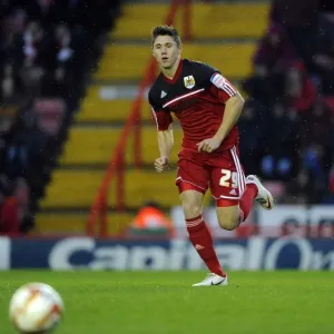 Bristol City Wes Burns Debut Print