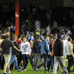 Bristol Derby: Fans Euphoria Halted by Police Horses at Ashton Gate