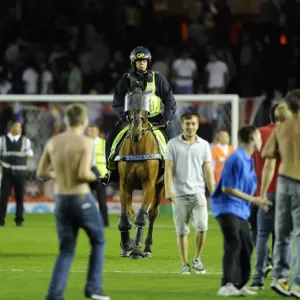 Bristol Derby: Fans Euphoria Halted by Police Horses at Ashton Gate (September 4, 2013)
