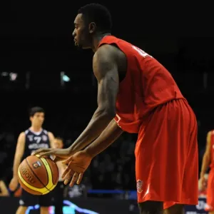 Bristol Flyers Alif Bland in Action Print Bristol Flyers Alif Bland in Action Print