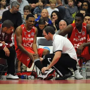 Bristol Flyers Doug Herring Injury Print