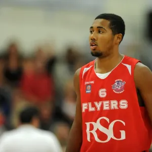 Bristol Flyers Dwayne Lautier-Ogunleye in Action Print Bristol Flyers Dwayne Lautier-Ogunleye in Action Print