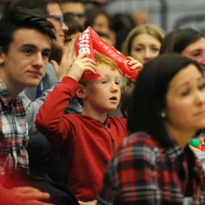 Bristol Flyers Fans in Action Print Bristol Flyers Fans in Action Print