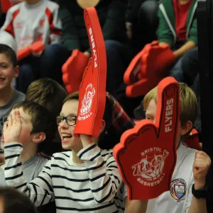 Bristol Flyers Fans Cheering Print Bristol Flyers Fans Cheering Print