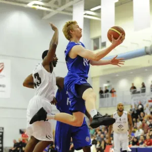 Bristol Flyers Mathias Seilund Sinks Game-Winning Basketball Shot Print Bristol Flyers Mathias Seilund Sinks Game-Winning Basketball Shot Print
