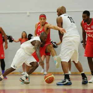 Bristol Flyers vs Manchester Giants Basketball Print Bristol Flyers vs Manchester Giants Basketball Print
