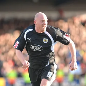 Brooker in Action: Cardiff City vs. Bristol City - Football Rivalry Brooker in Action: Cardiff City vs. Bristol City - Football Rivalry