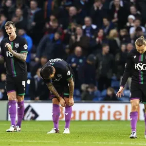 Burnley Takes Early Lead: Dejected Bristol City Players Burnley Takes Early Lead: Dejected Bristol City Players